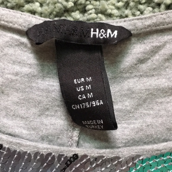 H&M Oversized Sequin Top, M - Picture 9 of 10